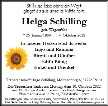 Helga Schilling