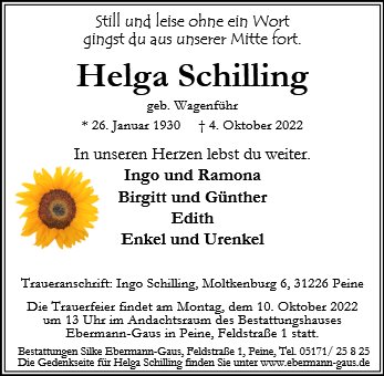 Helga Schilling