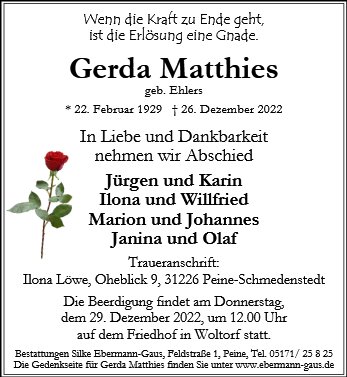 Gerda Matthies