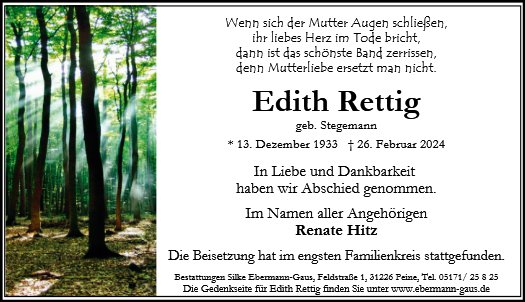 Edith Rettig