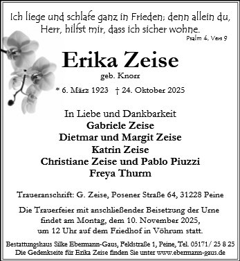 Erika Zeise