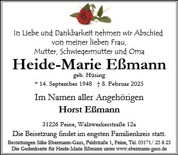 Heide-Marie Eßmann