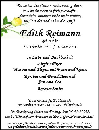 Edith Reimann