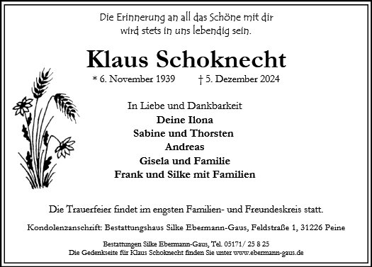 Klaus Schoknecht