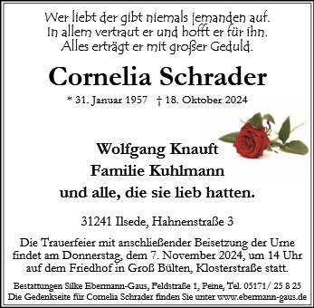 Cornelia Schrader