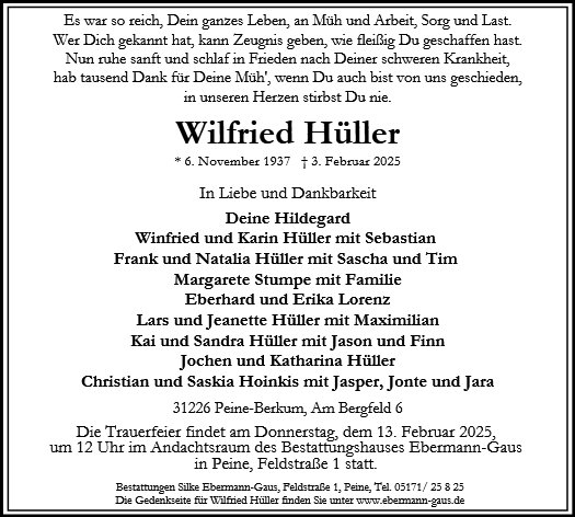 Wilfried Hüller