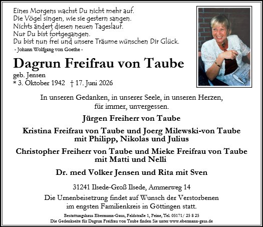 Dagrun Freifrau von Taube