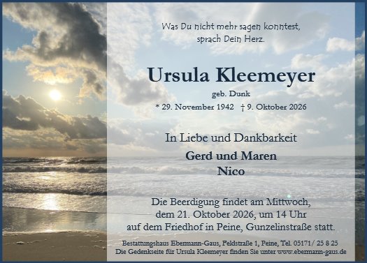 Ursula Kleemeyer