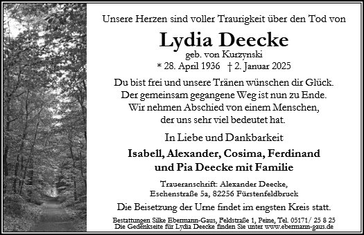 Lydia Deecke