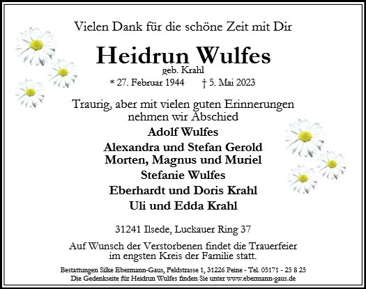 Heidrun Wulfes