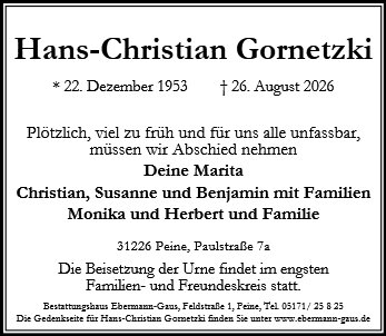 Hans-Christian Gornetzki