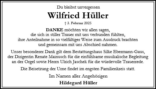 Wilfried Hüller