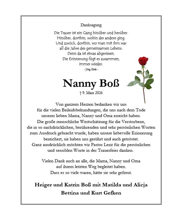 Nanny Boß