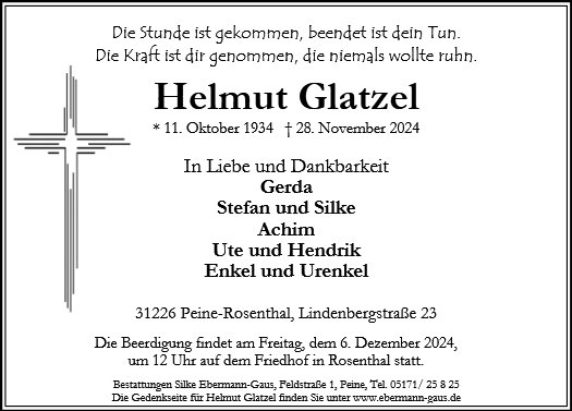 Helmut Glatzel