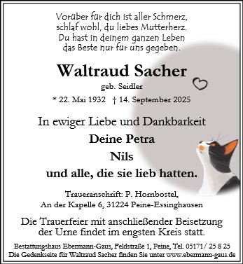 Waltraud Sacher