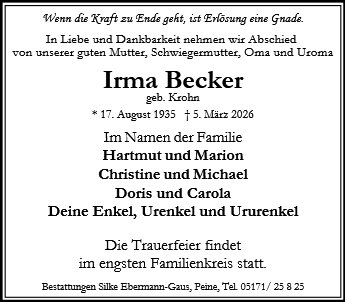 Irma Becker