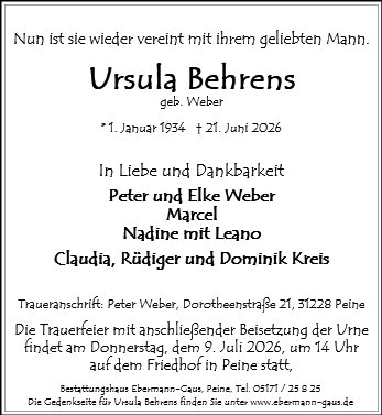 Ursula Behrens