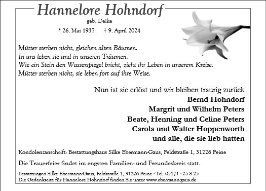 Hannelore Hohndorf