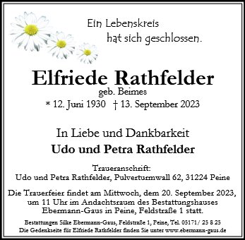 Elfriede Rathfelder