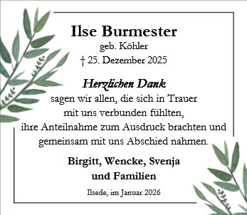 Ilse Burmester