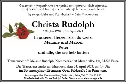 Christa Rudolph