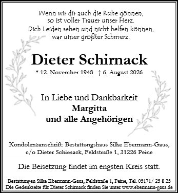 Dieter Schirnack