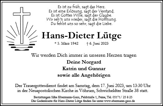Hans-Dieter Lütge