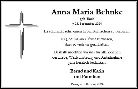 Anna Maria Behnke