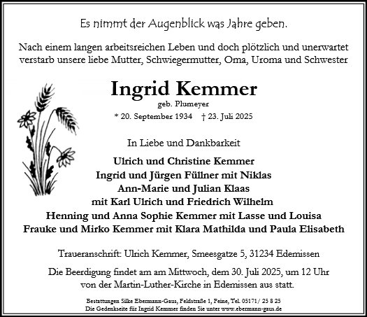 Ingrid Kemmer