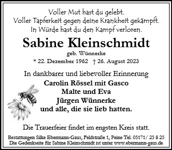 Sabine Kleinschmidt