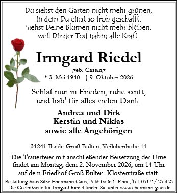 Irmgard Riedel