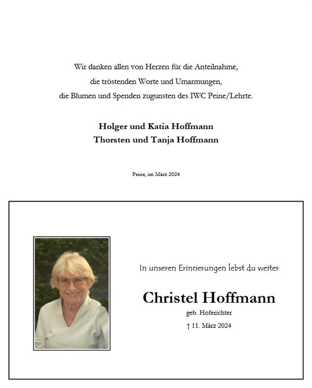 Christel Hoffmann
