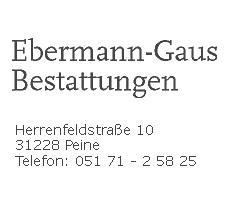 Silke Ebermann-Gaus Bestattungen