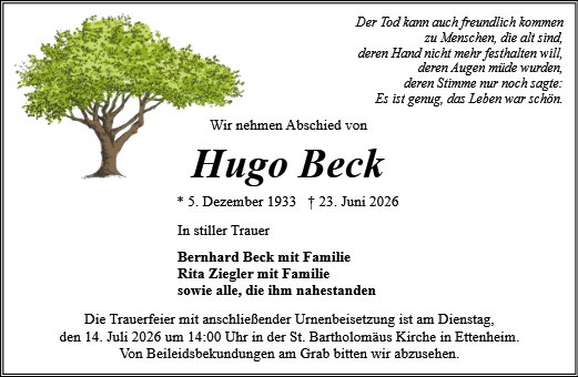 Hugo Beck
