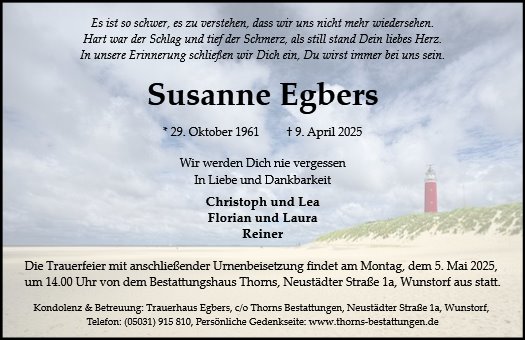 Susanne Egbers