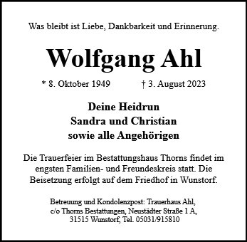 Wolfgang Ahl