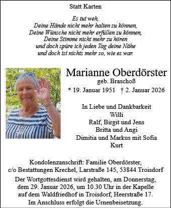 Marianne Oberdörster