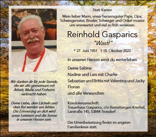 Reinhold Gasparics