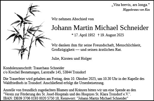 Martin Michael Schneider