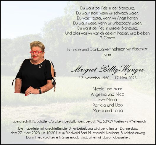 Margret Billig-Wyngra