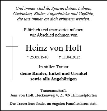 Heinz von Holt