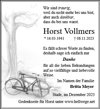 Horst Vollmers
