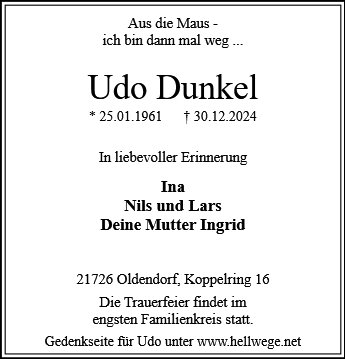 Udo Dunkel