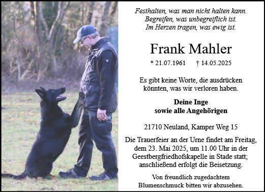 Frank Mahler