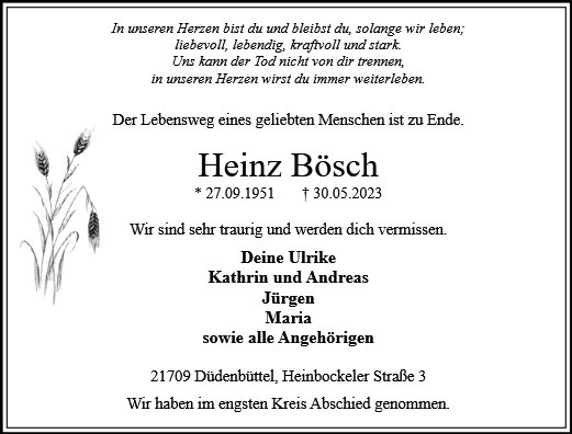 Heinz Bösch