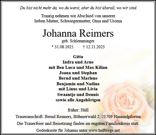 Johanna Reimers