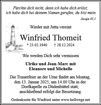 Winfried Thomeit