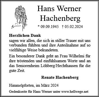 Hans Werner Hachenberg