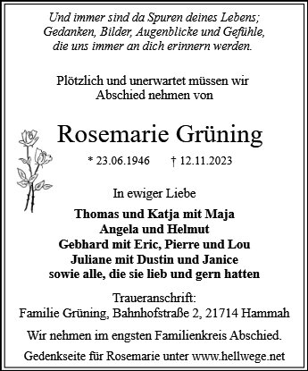 Rosemarie Grüning