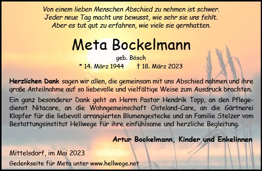 Meta Bockelmann